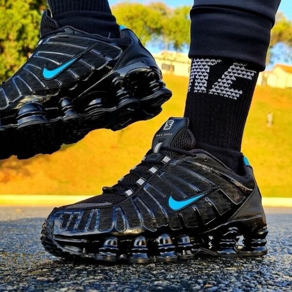 Nike Air Max Shox Black and Blue